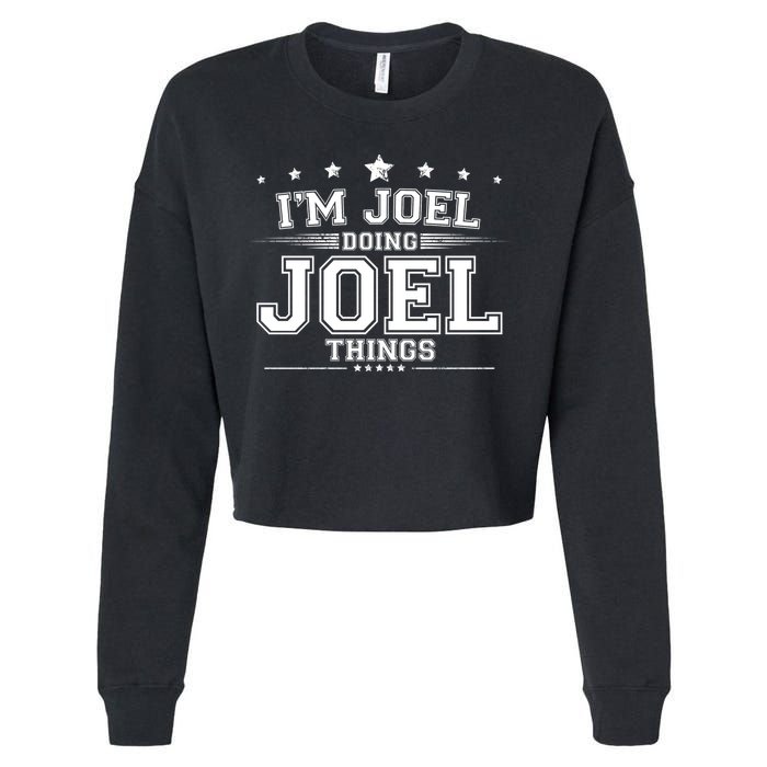 Im Joel Doing Joel Things Cropped Pullover Crew