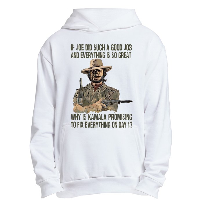 If Joe Did Such A Good Job And Everything Is So Great Urban Pullover Hoodie