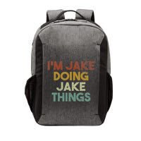 IM Jake Doing Jake Things Funny First Name Jake Vector Backpack