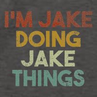 IM Jake Doing Jake Things Funny First Name Jake Vector Backpack