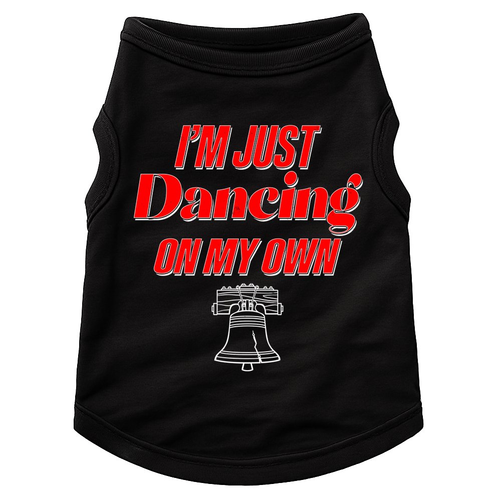 I'm Just Dancing On My Own Philadelphia Baseball Fan Doggie Tank