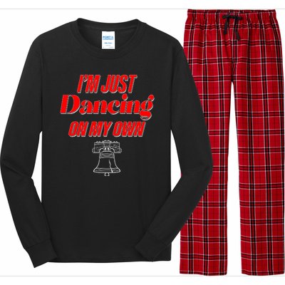 I'm Just Dancing On My Own Philadelphia Baseball Fan Long Sleeve Pajama Set