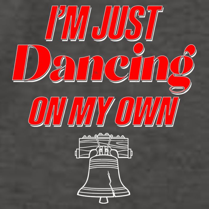 I'm Just Dancing On My Own Philadelphia Baseball Fan Vector Backpack