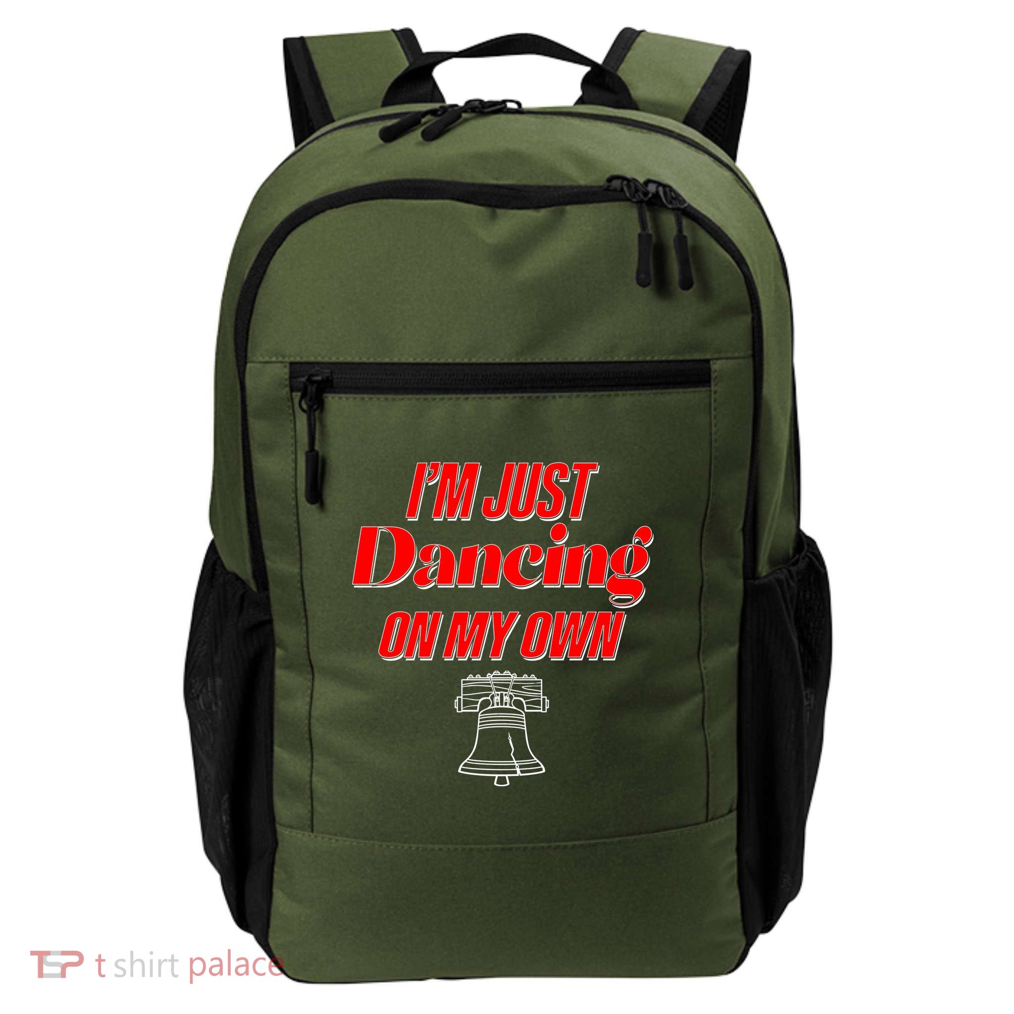 I'm Just Dancing On My Own Philadelphia Baseball Fan Daily Commute Backpack
