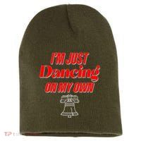 I'm Just Dancing On My Own Philadelphia Baseball Fan Short Acrylic Beanie