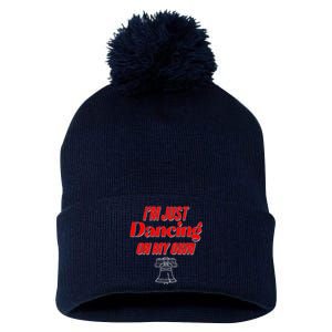 I'm Just Dancing On My Own Philadelphia Baseball Fan Pom Pom 12in Knit Beanie