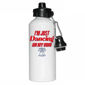 I'm Just Dancing On My Own Philadelphia Baseball Fan Aluminum Water Bottle