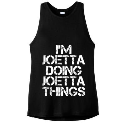 I'm Joetta Doing Joetta Things Ladies PosiCharge Tri-Blend Wicking Tank