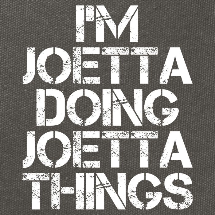 I'm Joetta Doing Joetta Things Cotton Canvas Backpack