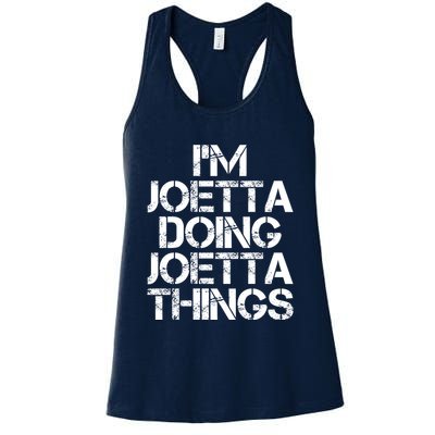 I'm Joetta Doing Joetta Things Womens Tank Top