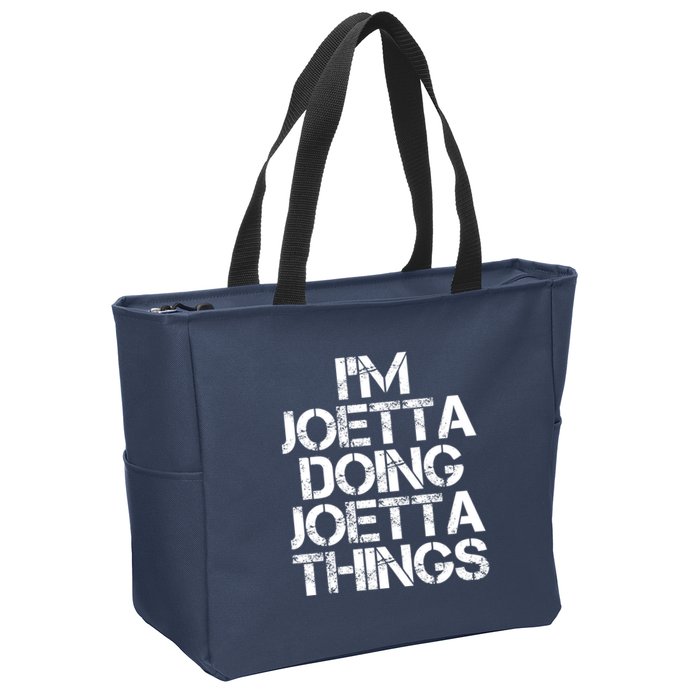 I'm Joetta Doing Joetta Things Zip Tote Bag
