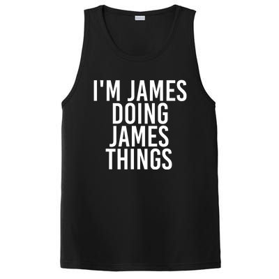 IM James Doing James Things Funny Christmas Gift Idea PosiCharge Competitor Tank