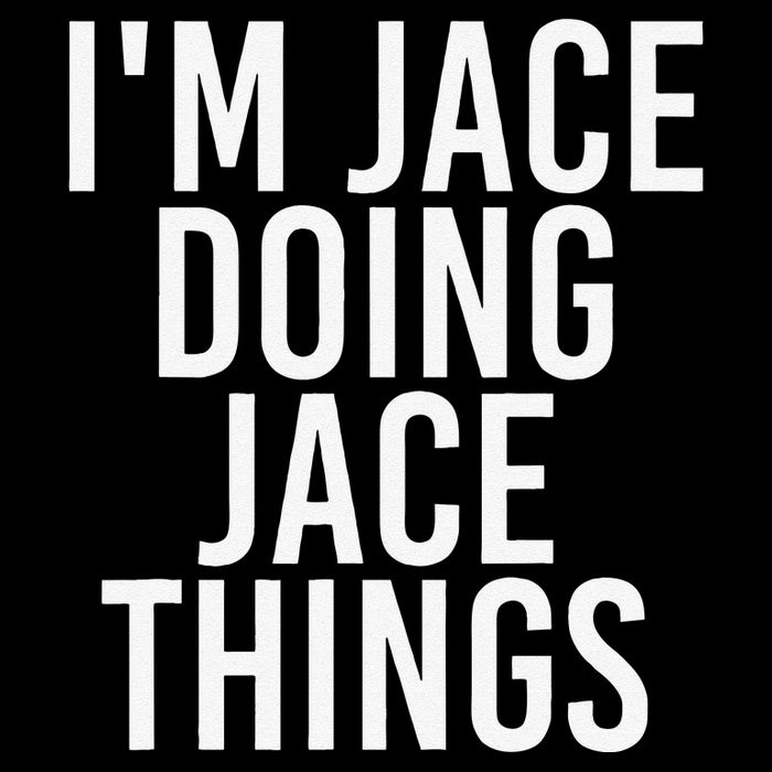 I'M JACE DOING JACE THINGS Funny Birthday Name Gift Idea Drawstring Bag