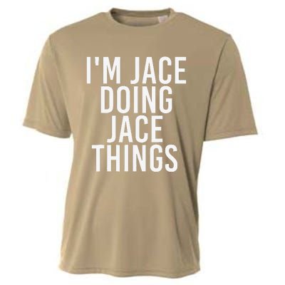 I'M JACE DOING JACE THINGS Funny Birthday Name Gift Idea Cooling Performance Crew T-Shirt