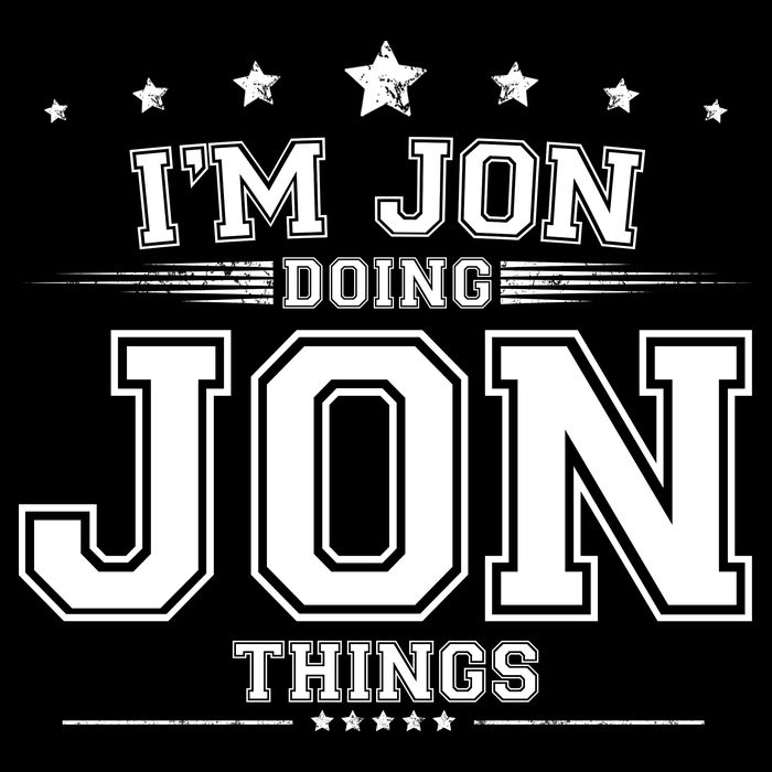 Im Jon Doing Jon Things Drawstring Bag