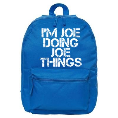 I'm Joe Doing Joe Things Gift Funny Gift Idea 16 in Basic Backpack
