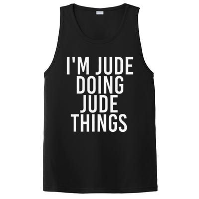 I'M JUDE DOING JUDE THINGS Funny Birthday Name Gift Idea PosiCharge Competitor Tank