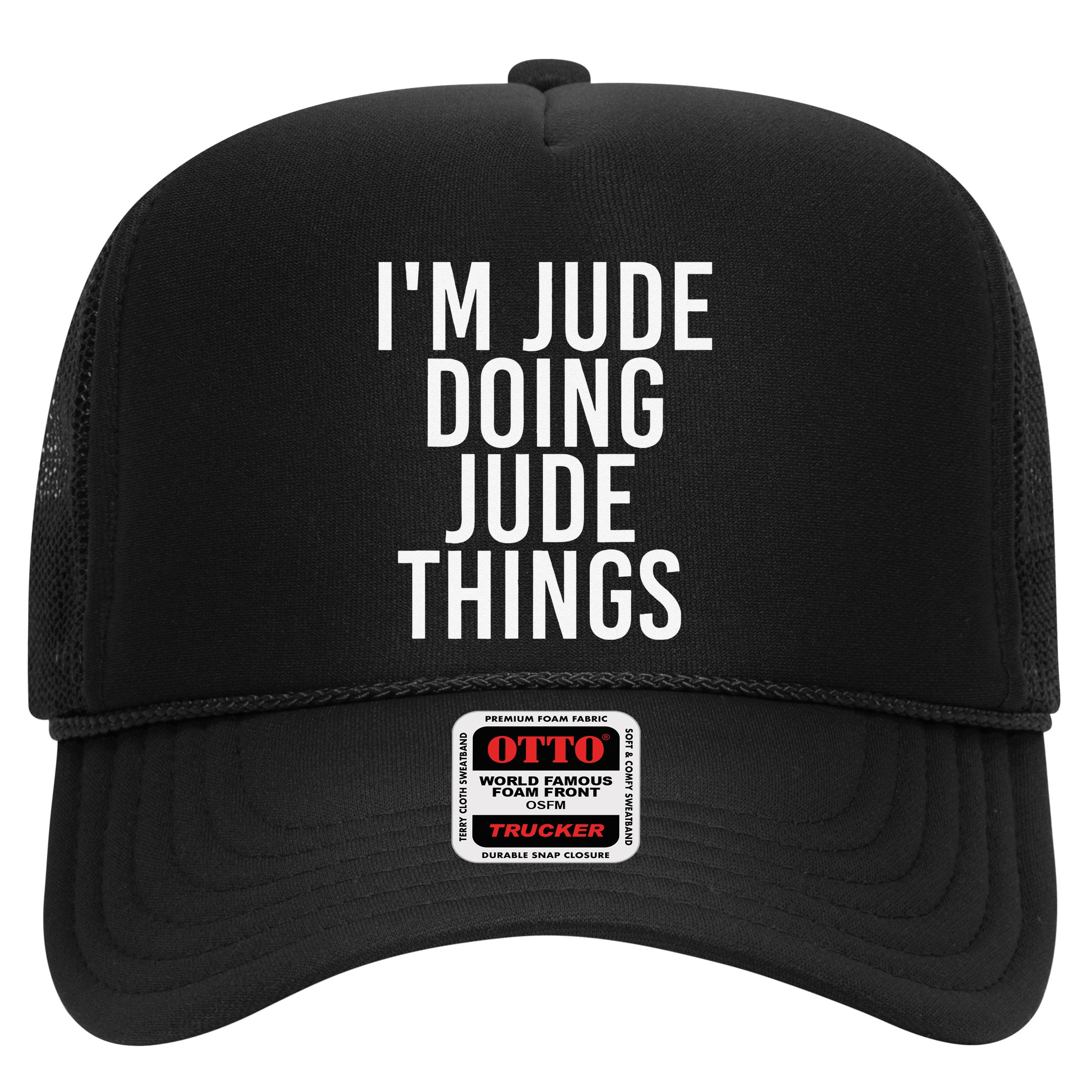 I'M JUDE DOING JUDE THINGS Funny Birthday Name Gift Idea Hat