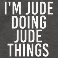 I'M JUDE DOING JUDE THINGS Funny Birthday Name Gift Idea Vector Backpack