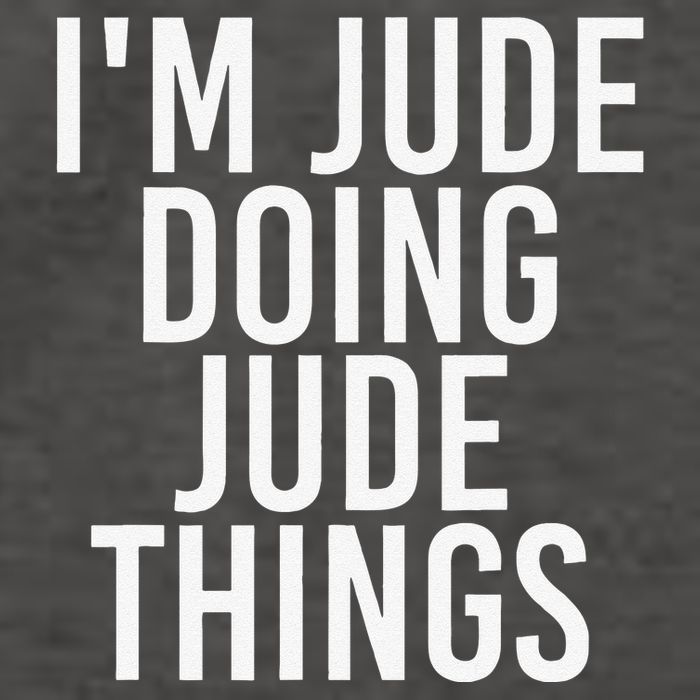 I'M JUDE DOING JUDE THINGS Funny Birthday Name Gift Idea Vector Backpack