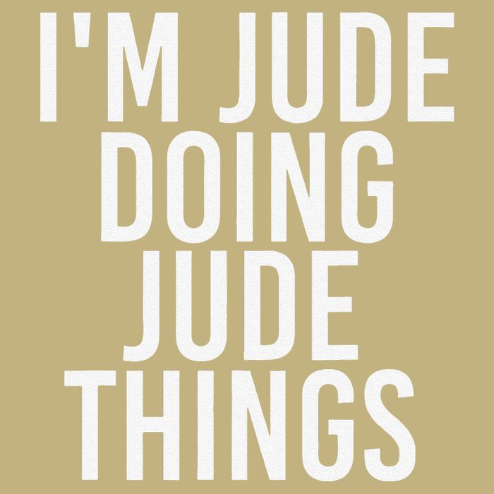 I'M JUDE DOING JUDE THINGS Funny Birthday Name Gift Idea T-Shirt