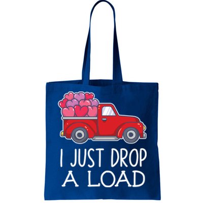 I Just Drop A Load Of Hearts Valentines Day Truck Gift Tote Bag