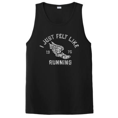 I Just Felt Like Running 1976 Logo PosiCharge Competitor Tank