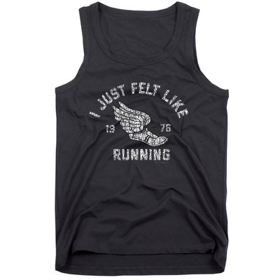 I Just Felt Like Running 1976 Logo Tank Top