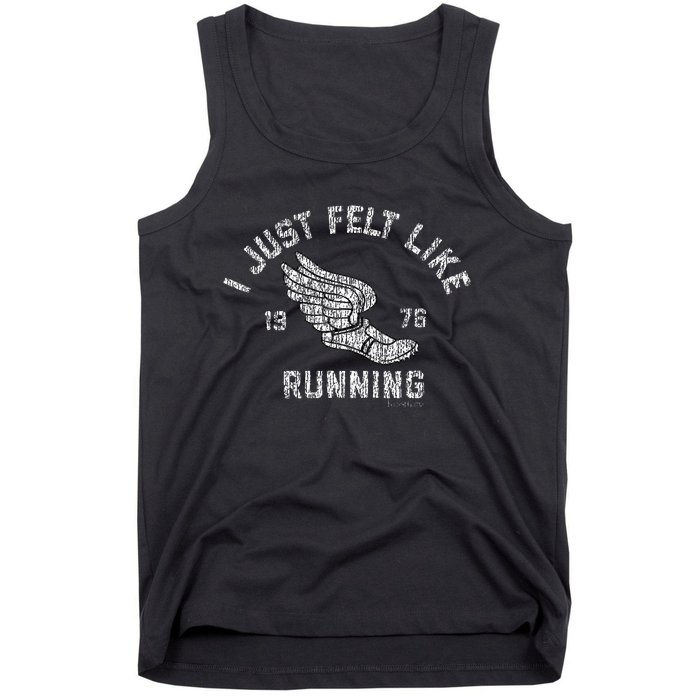 I Just Felt Like Running 1976 Logo Tank Top