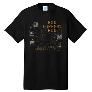 I Just Felt Like Running Quote Tall T-Shirt