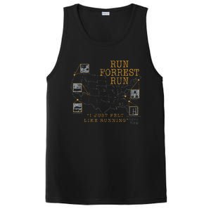 I Just Felt Like Running Quote PosiCharge Competitor Tank