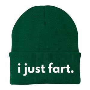 I Just Fart Gross Funny Fart Gifts I Just Farted Knit Cap Winter Beanie