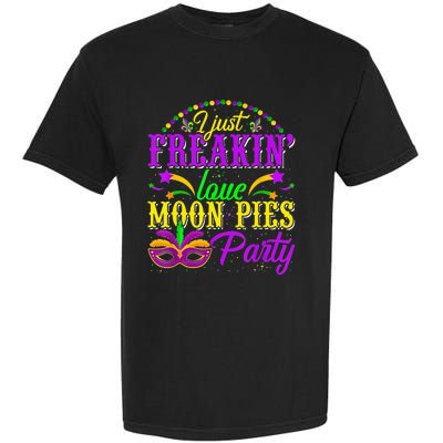 I Just Freakin Love Moon Pie funny Mardi Gras Party Garment-Dyed Heavyweight T-Shirt