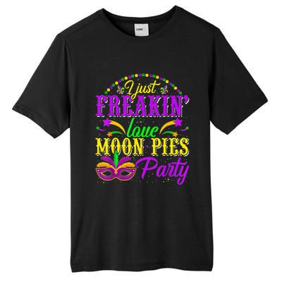 I Just Freakin Love Moon Pie funny Mardi Gras Party Tall Fusion ChromaSoft Performance T-Shirt