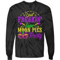 I Just Freakin Love Moon Pie funny Mardi Gras Party Tie-Dye Long Sleeve Shirt