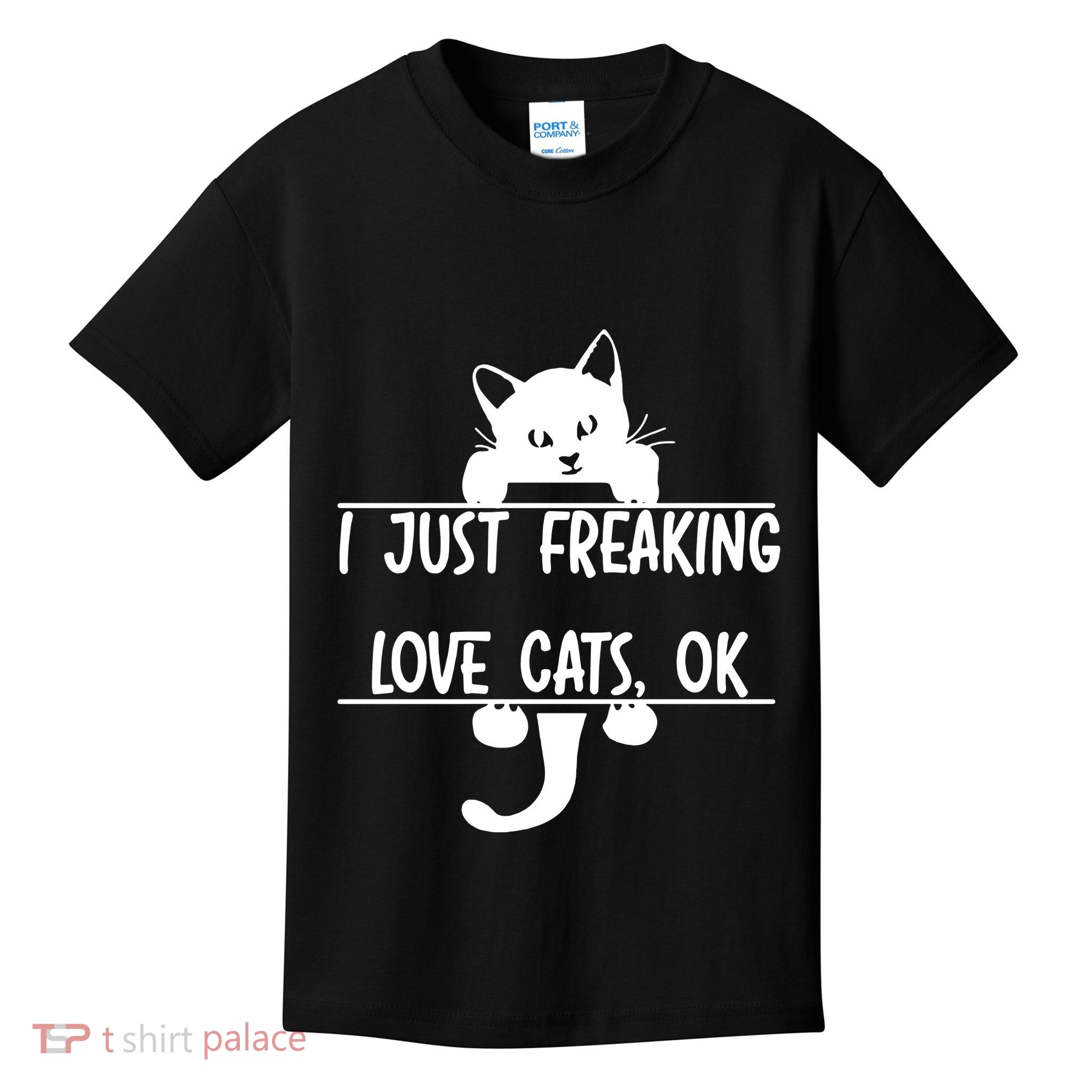 I Just Freaking Love Cats Ok Kids T-Shirt