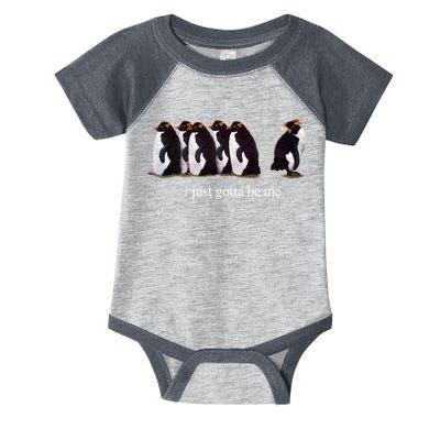 I Just Gotta Be Me Penguin Infant Baby Jersey Bodysuit