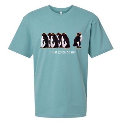 I Just Gotta Be Me Penguin Sueded Cloud Jersey T-Shirt