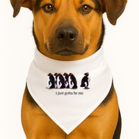 I Just Gotta Be Me Penguin USA-Made Doggie Bandana