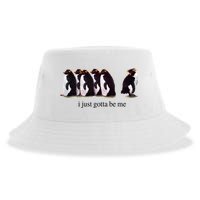 I Just Gotta Be Me Penguin Sustainable Bucket Hat