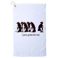 I Just Gotta Be Me Penguin Golf Towel