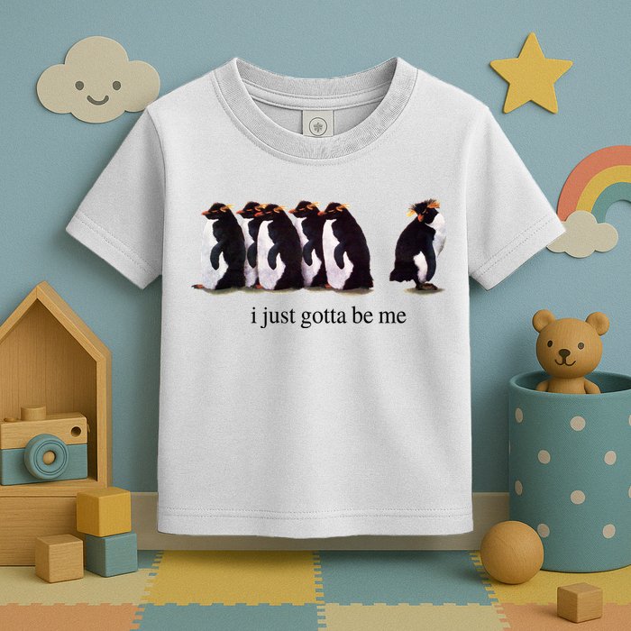I Just Gotta Be Me Penguin Toddler T-Shirt