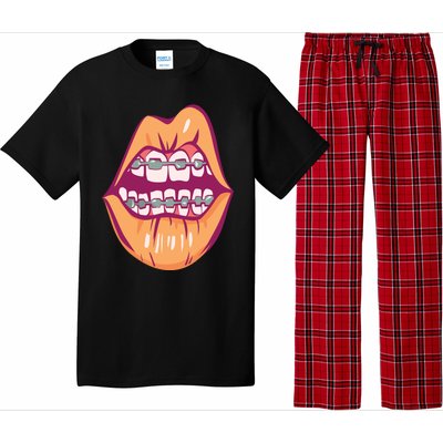 I Just Got Braces Mouth Gift Pajama Set