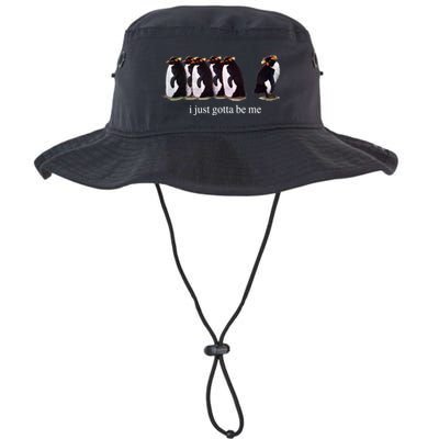 I Just Gotta Be Me Penguin Funny Tv Show Bucket Hat