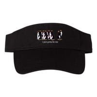 I Just Gotta Be Me Penguin Funny Tv Show Visor