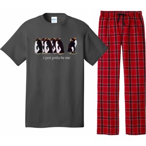 I Just Gotta Be Me Penguin Funny Tv Show Pajama Set