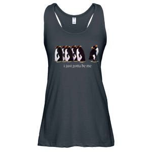 I Just Gotta Be Me Penguin Funny Tv Show Ladies Essential Flowy Tank