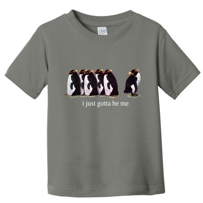 I Just Gotta Be Me Penguin Funny Tv Show Toddler T-Shirt