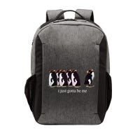 I Just Gotta Be Me Penguin Funny Tv Show Vector Backpack