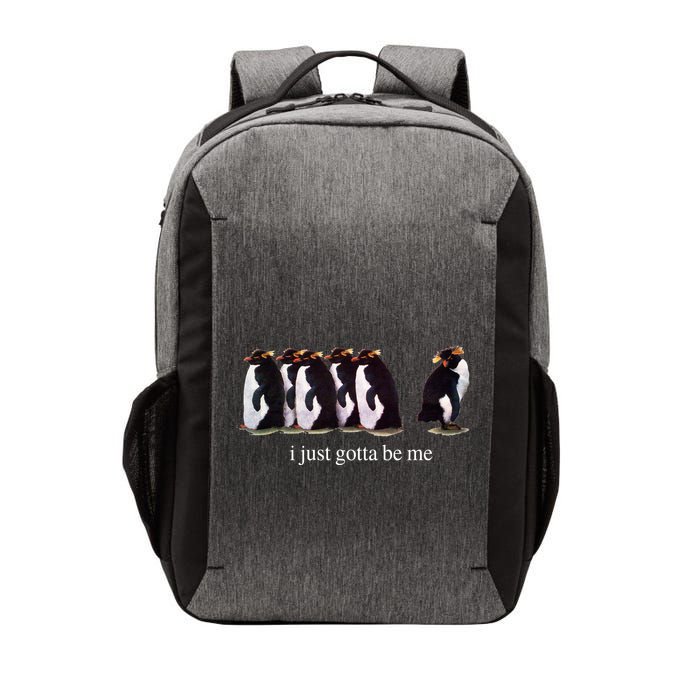 I Just Gotta Be Me Penguin Funny Tv Show Vector Backpack